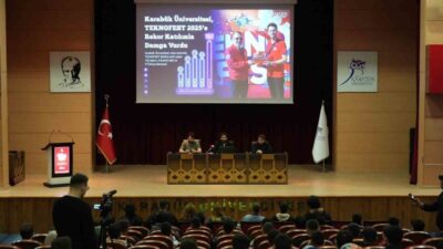 Karabük Üniversitesi’nde(KBÜ) TEKNOFEST 2026 Tanıtım Toplantısı düzenlendi. Düzenlenen programda yarışma