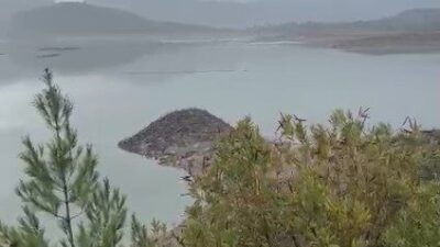 Aydın’ın Bozdoğan ilçesinde bulunan Kemer Barajı’nda doluluk oranı, son yağışların