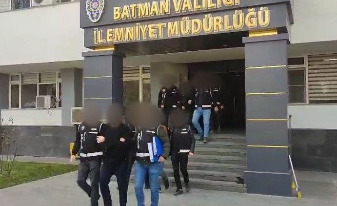 Batman Kaçakçılık ve Organize Suçlarla Mücadele Şube Müdürlüğü ekiplerince yürütülen
