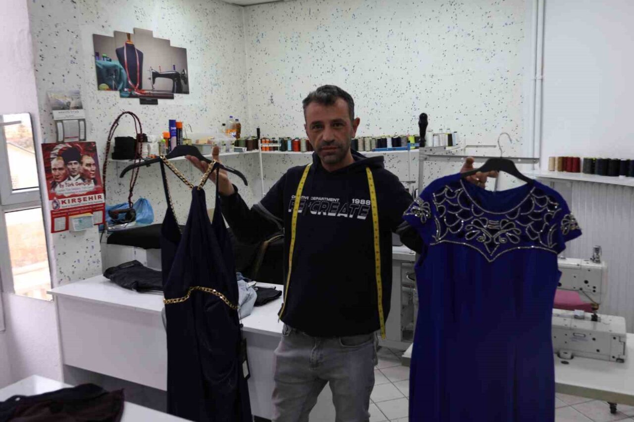 KIRŞEHİR (İHA) – Kırşehir’de son dönemde özel dikim kıyafetlere olan
