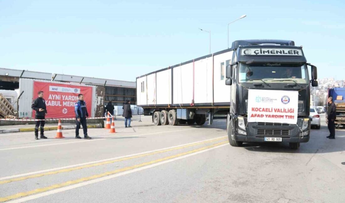 Kahramanmaraş merkezli 6 Şubat depremlerinin 3. yıl dönümünde, Kocaeli Büyükşehir