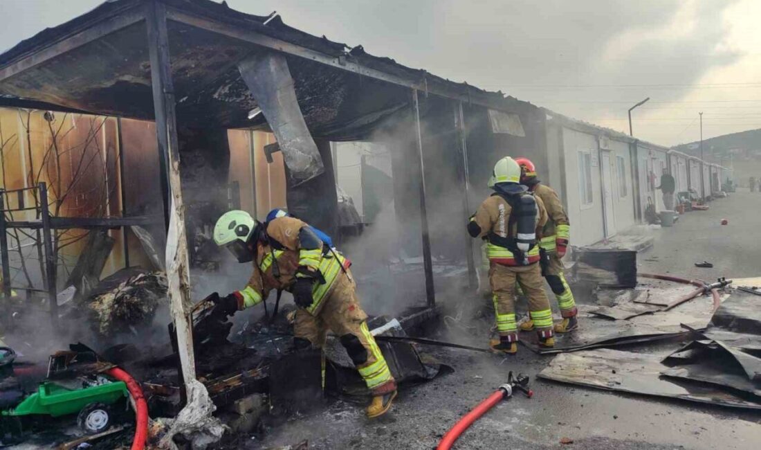Kahramanmaraş’ta konteyner kentte çıkan yangın itfaiye ekiplerince söndürüldü. Yangın, Dulkadiroğlu