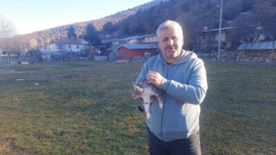 Konya’nın Ahırlı ilçesine bağlı Bartlı Yaylası’na gezmeye giden bir gurbetçi