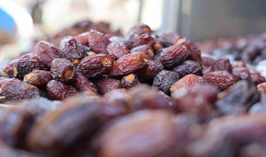 Ramazan ayı boyunca sofraların vazgeçilmezleri arasında bulunan hurma, hem tezgahlarda