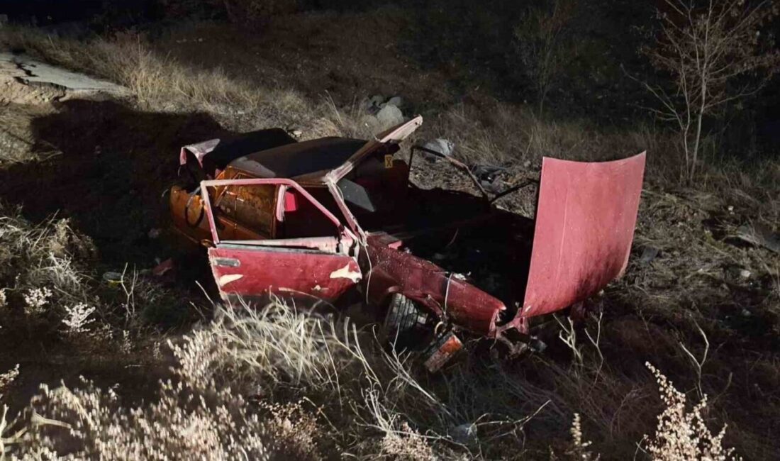 Konya’da kontrolden çıkan otomobilin araziye devrilmesi sonucu 1 kişi yaralandı.