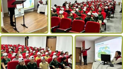 Aydın’ın Köşk ilçesinde ilkokul öğrencilerine verilen eğitimde, suyun verimli kullanımı