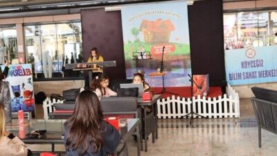 Köyceğiz Bilim ve Sanat Merkezi Resim Yetenek Alanı öğrencilerinin yaptığı