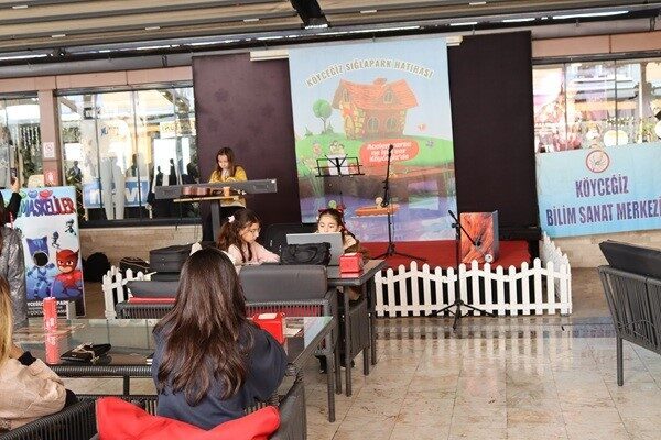 Köyceğiz Bilim ve Sanat Merkezi Resim Yetenek Alanı öğrencilerinin yaptığı