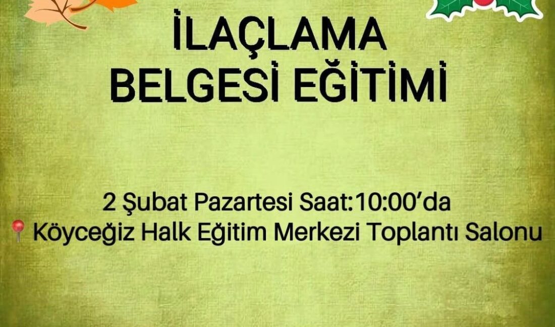 Muğla’nın Köyceğiz ilçesinde üretici eğitimleriyle çiftçiler bilinçlendirilmeye devam ediyor. Köyceğiz