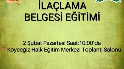 Muğla’nın Köyceğiz ilçesinde üretici eğitimleriyle çiftçiler bilinçlendirilmeye devam ediyor. Köyceğiz