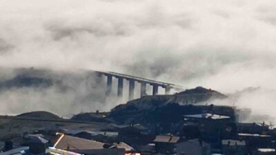 Son yılların en sert kışının yaşandığı Diyarbakır’ın Kulp ilçesinde, yağışlı