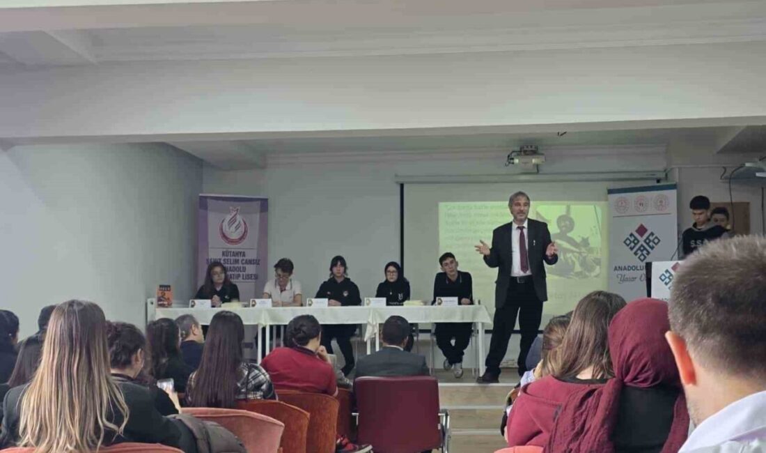 Anadolu Mektebi Yazar Okumaları Projesi kapsamında Kütahya İl Millî Eğitim