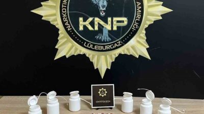 Kırklareli’nin Lüleburgaz ilçesinde polis ekiplerince gerçekleştirilen operasyonda, 335 adet sentetik