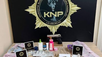 Kırklareli’nin Lüleburgaz ilçesinde uyuşturucu madde imal ve ticareti yapan şahıslara