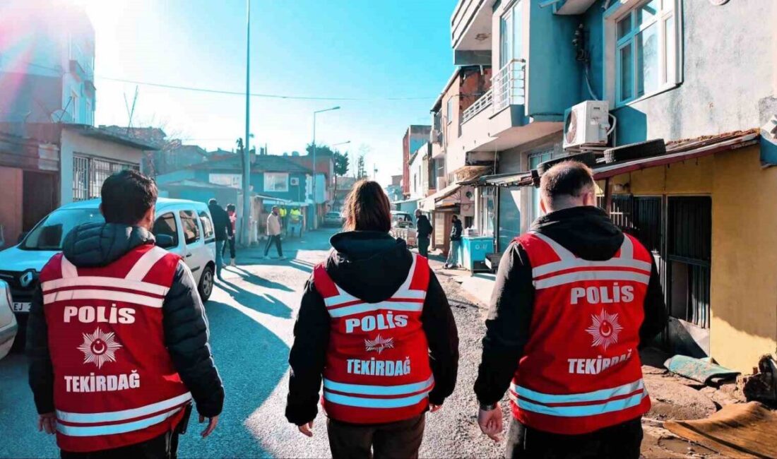 Tekirdağ İl Emniyet Müdürlüğü koordinesinde Süleymanpaşa ilçesine bağlı Aydoğdu Mahallesi’nde