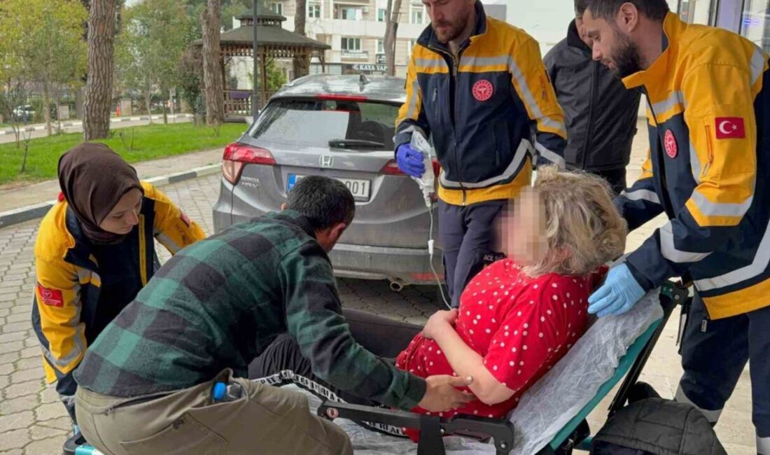 Samsun’da uyuşturucu operasyonunda gözaltına alınan çiftin adliyedeki işlemleri sırasında 5