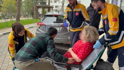 Samsun’da uyuşturucu operasyonunda gözaltına alınan çiftin adliyedeki işlemleri sırasında 5