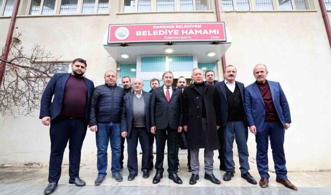 Darende Belediyesi, atıl durumdaki belediye hamamımı, yapılan bakım ve yenileme