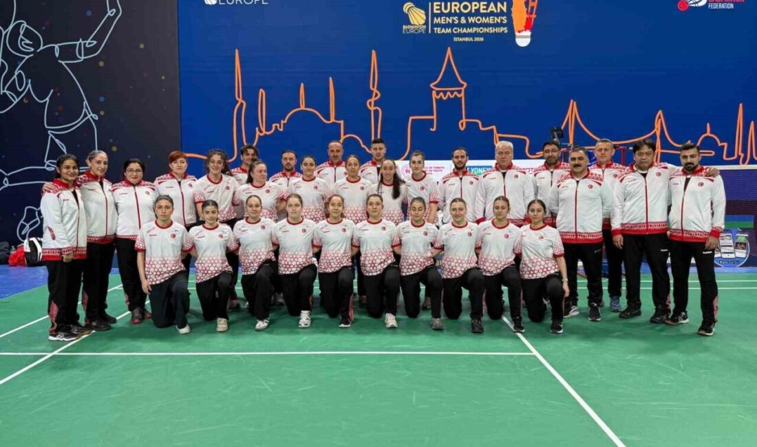 İstanbul’da düzenlenen Büyükler Avrupa Kadınlar Badminton Şampiyonası’nda Türkiye Milli Takımı