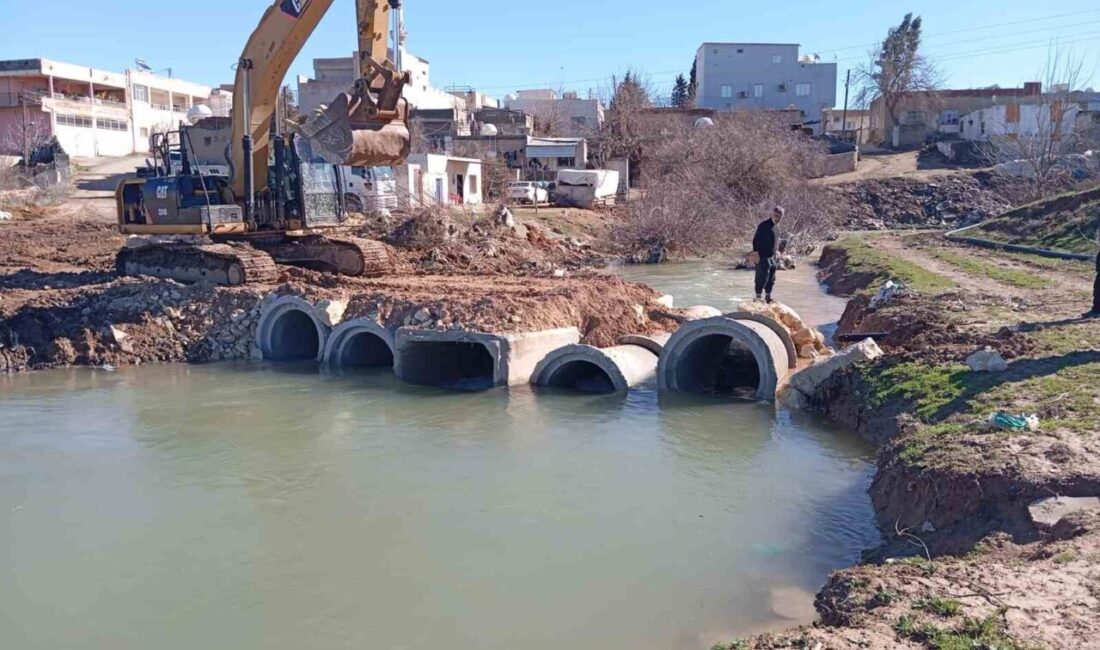 Mardin Büyükşehir Belediyesi, kuvvetli yağışların ardından zarar gören altyapı noktalarında