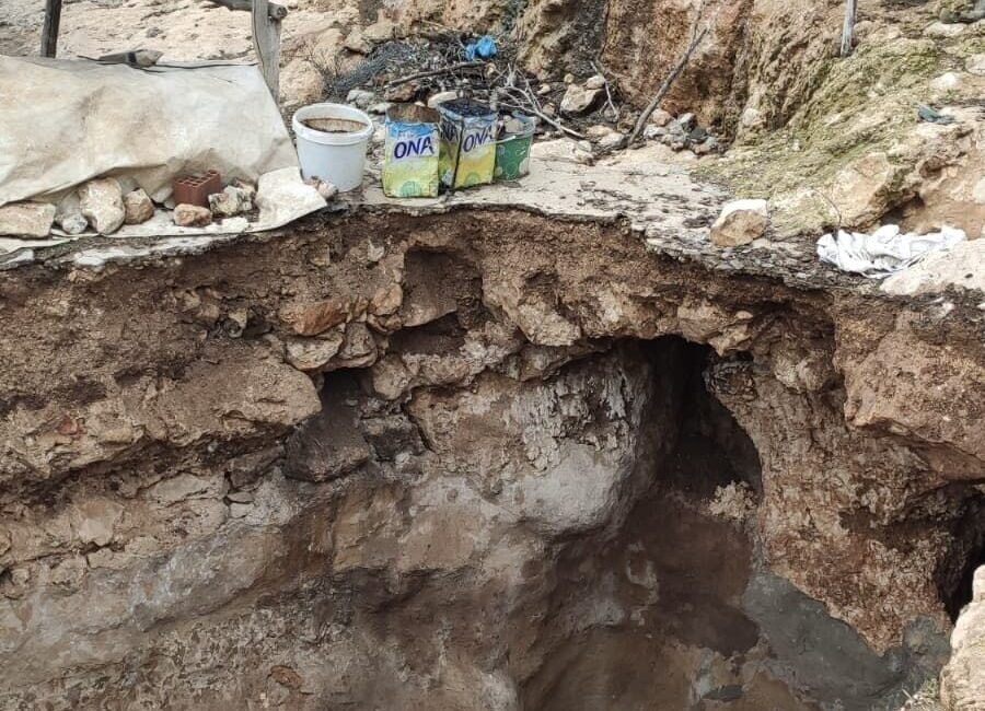 Mardin’in Nusaybin ilçesinde iki gün önce etkili olan yoğun yağışların