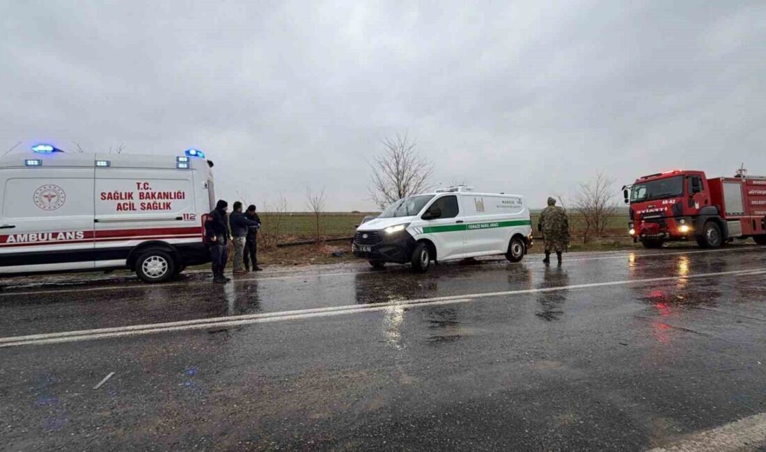 Mardin’de tır ile otomobilin çarpışması sonucu meydana gelen trafik kazasında