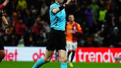 Galatasaray’ın Gabonlu futbolcusu Mario Lemina, Kayserispor maçında gördüğü sarı kart