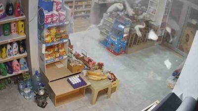 Kırıkkale’nin Yahşihan ilçesinde bir markette soğutuculu reyon dolabında meydana gelen