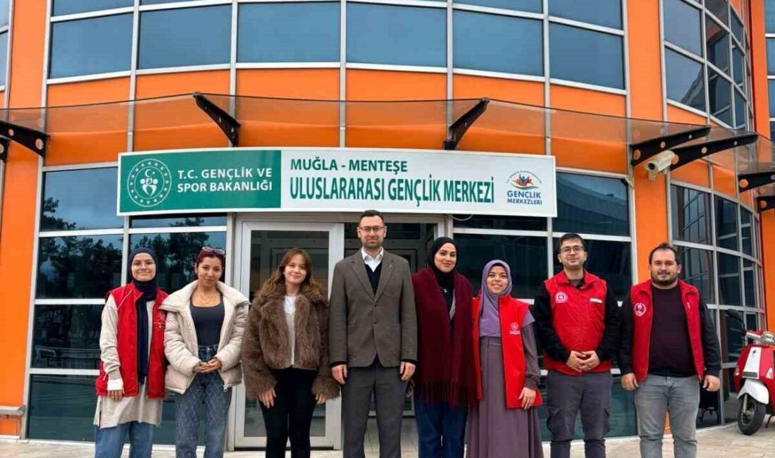 Menteşe Uluslararası Gençlik Merkezi gönüllüleri, Avrupa Birliği destekli “RISE” projesi