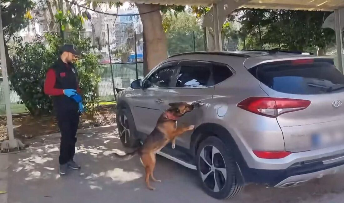 Mersin’de polis ekiplerinin düzenlediği operasyonda 16 parça halinde 27 litre