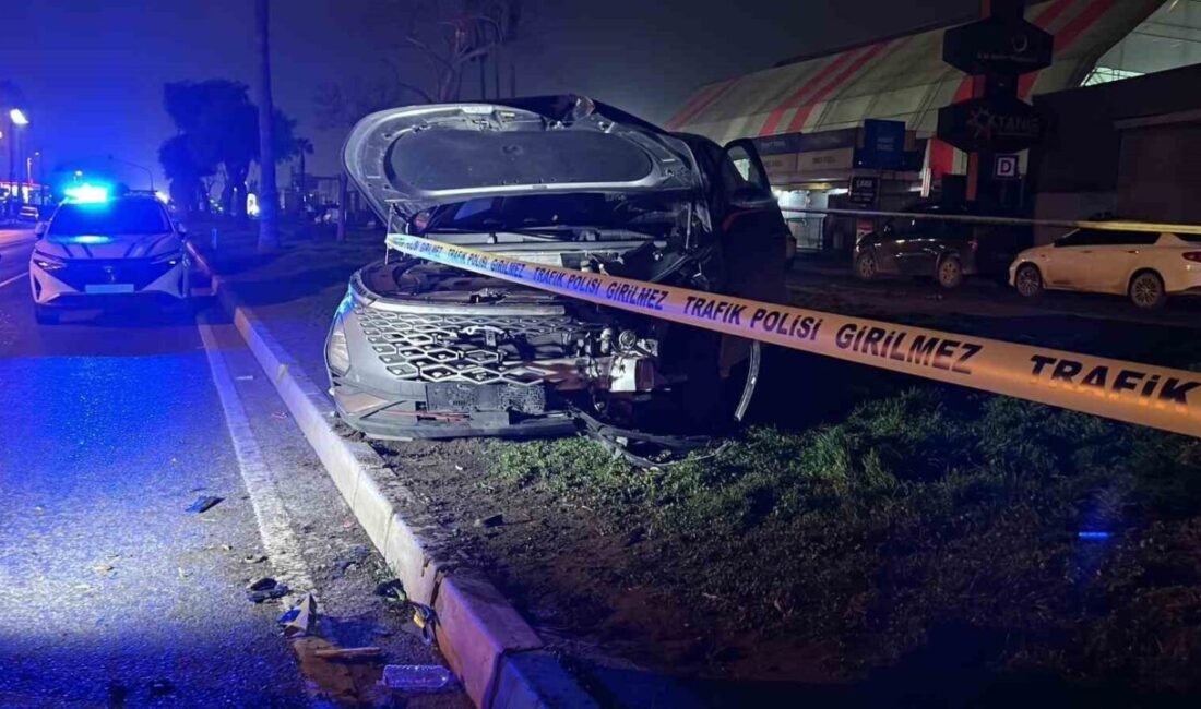 Mersin’de, tırı sollamak isterken yaya geçidinden karşıya geçmek için refüjde