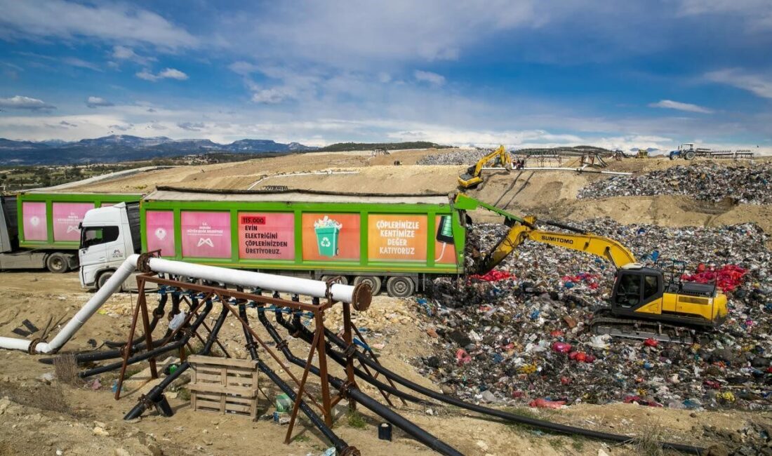 Mersin Büyükşehir Belediyesi, Katı Atık Düzenli Depolama Tesislerinde atıklardan elde