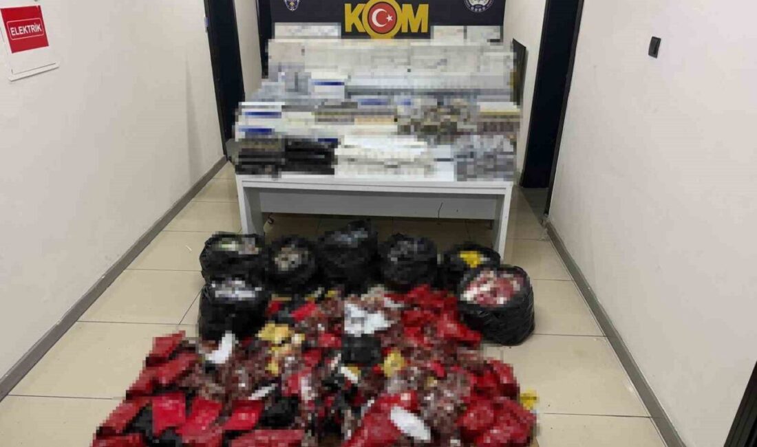 Mersin polisinin yaptığı çalışmada 605’bini doldurulmuş 2 milyon 615 bin