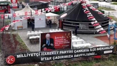 Milliyetçi Hareket Partisi (MHP) Çankaya İlçe Başkanlığı 8 yıldır aralıksız