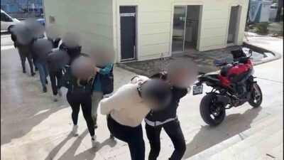 Muğla Emniyet Müdürlüğü ekipleri tarafından Milas ilçesinde torbacılara yönelik düzenlenen