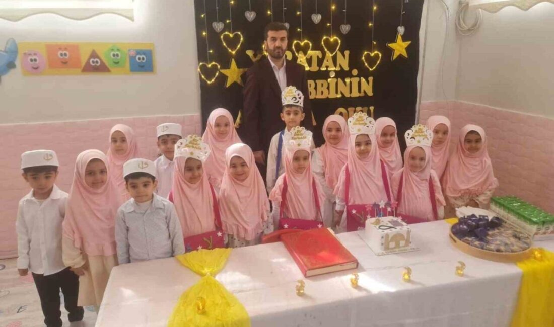 Diyarbakır’ın Çermik ilçesinde merkez 4-6 yaş Kur’an kursunda, Kur’an-ı Kerim’e