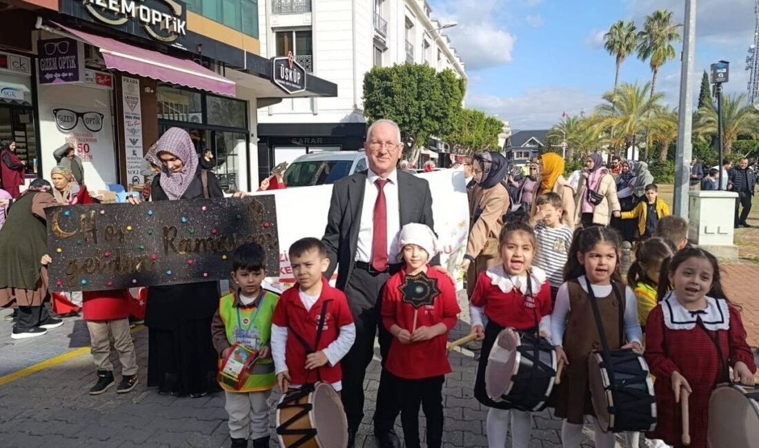 Antalya’nın Gazipaşa ilçesinde 4-6 yaş Kur’an Kursu öğrencileri, Ramazan ayını