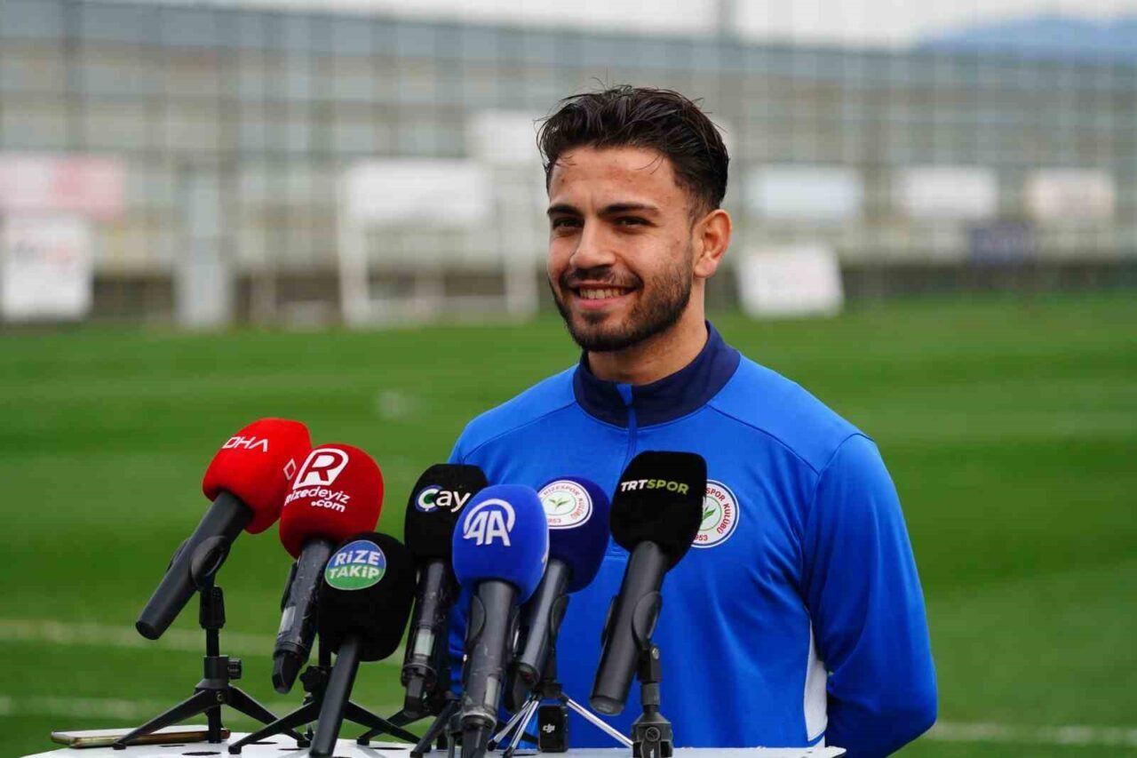 Çaykur Rizespor’un orta saha oyuncusu Mithat Pala, “Biz eğer kendi