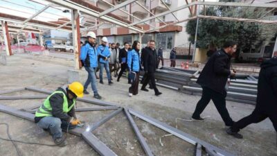 Muğla Büyükşehir Belediyesi, Yatağan Pazaryerinde başlattığı bakım, onarım ve tadilat