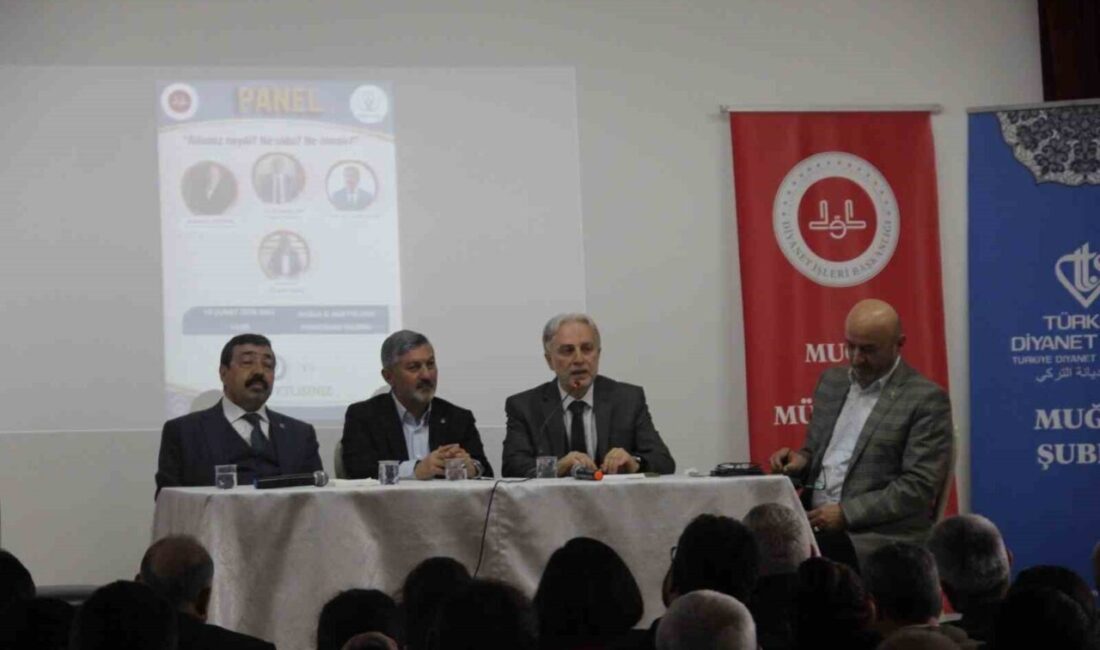 Muğla İl Müftülüğü’nün ev sahipliğinde düzenlenen panelde, toplumun temel taşı