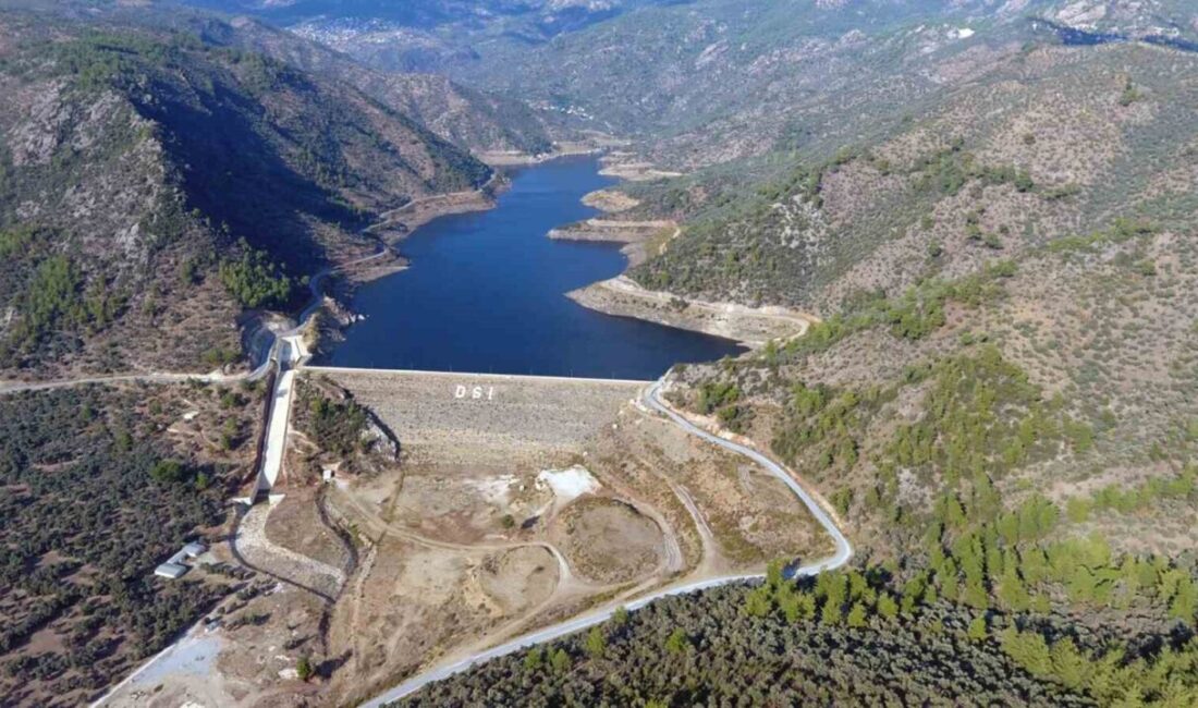 Muğla’da son yağışlarla birlikte 8 barajın ortalama doluluk oranı yüzde