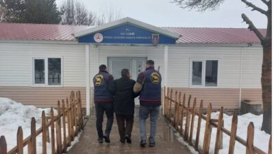 Muş’ta hakkında 1 yıl 6 ay kesinleşmiş hapis cezası bulunan