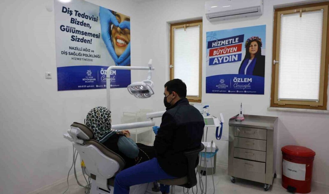 Aydın Büyükşehir Belediyesi tarafından Nazilli’de hizmete sunulan Ağız ve Diş