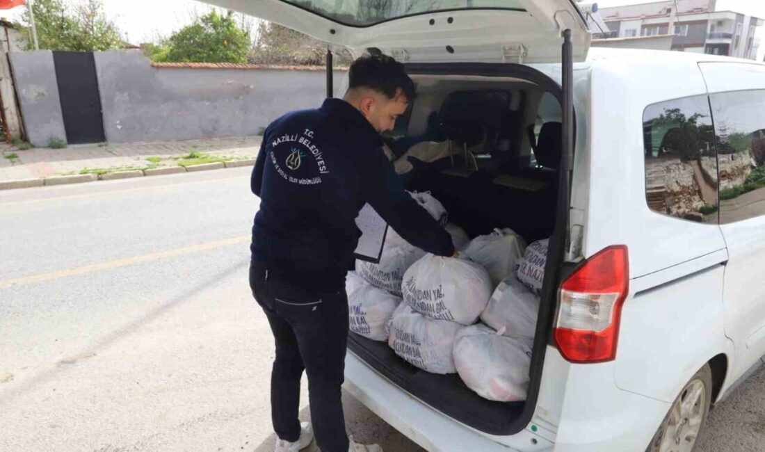 Nazilli Belediyesi, Ramazan ayının başlamasına sayılı günler kala ihtiyaç sahibi