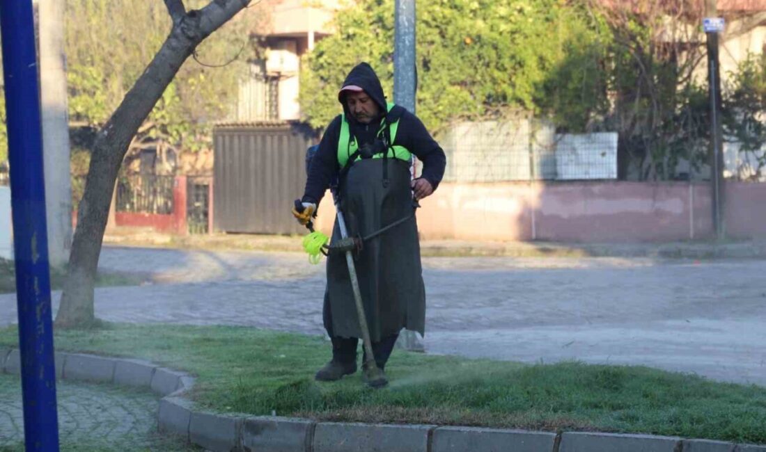 Nazilli Belediyesi Temizlik İşleri ile Park ve Bahçeler Müdürlüğü ekipleri,
