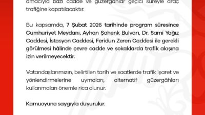 Niğde Valiliği, 7 Şubat 2026 Cumartesi günü Cumhuriyet Meydanı’nda düzenlenecek