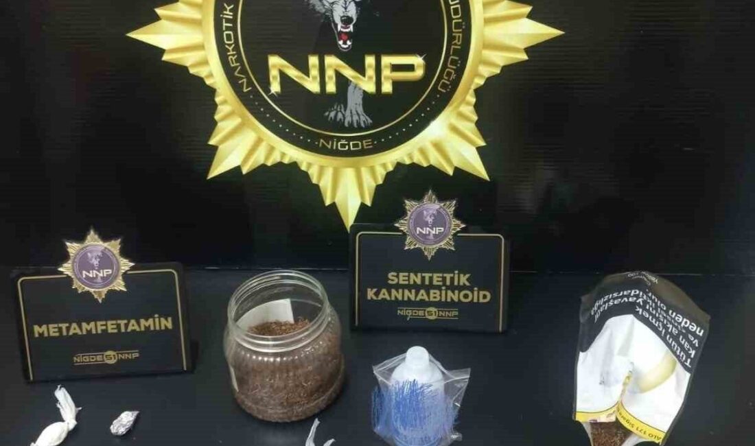 Niğde ve Bor Cumhuriyet Başsavcılığı koordinesinde, Narkotik Suçlarla Mücadele Şube