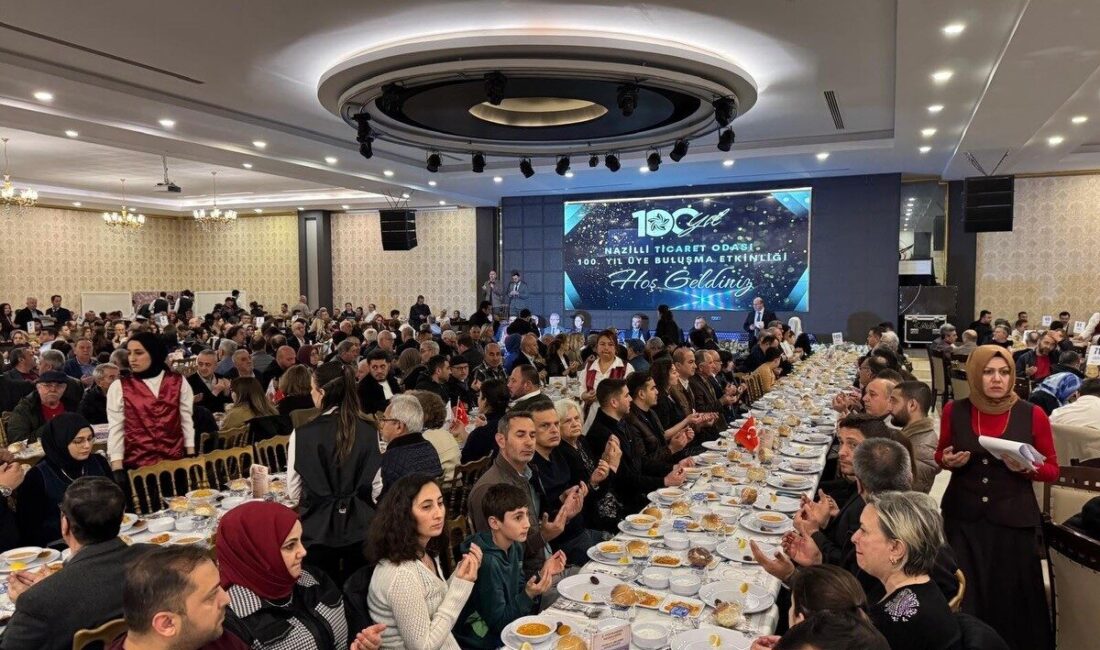 Nazilli Ticaret Odası, 100. yıl etkinlikleri kapsamında düzenlediği iftar programında