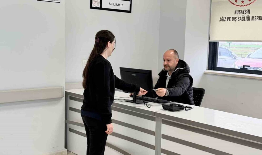 Mardin’in Nusaybin ilçesinde vatandaşlara sunulan ağız ve diş sağlığı hizmetlerinin