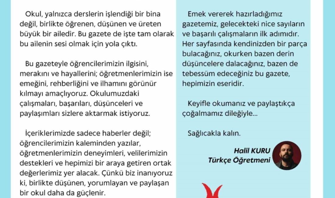 Manisa’da eğitim veren Akşemseddin Ortaokulu, öğrencilerin akademik ve sosyal gelişimine